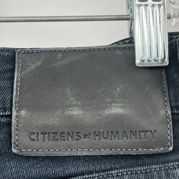 Citizens Of Humanity Mens Core Slim Straight‎ Leg Black Jeans Size 34x31 - Picture 6 of 9
